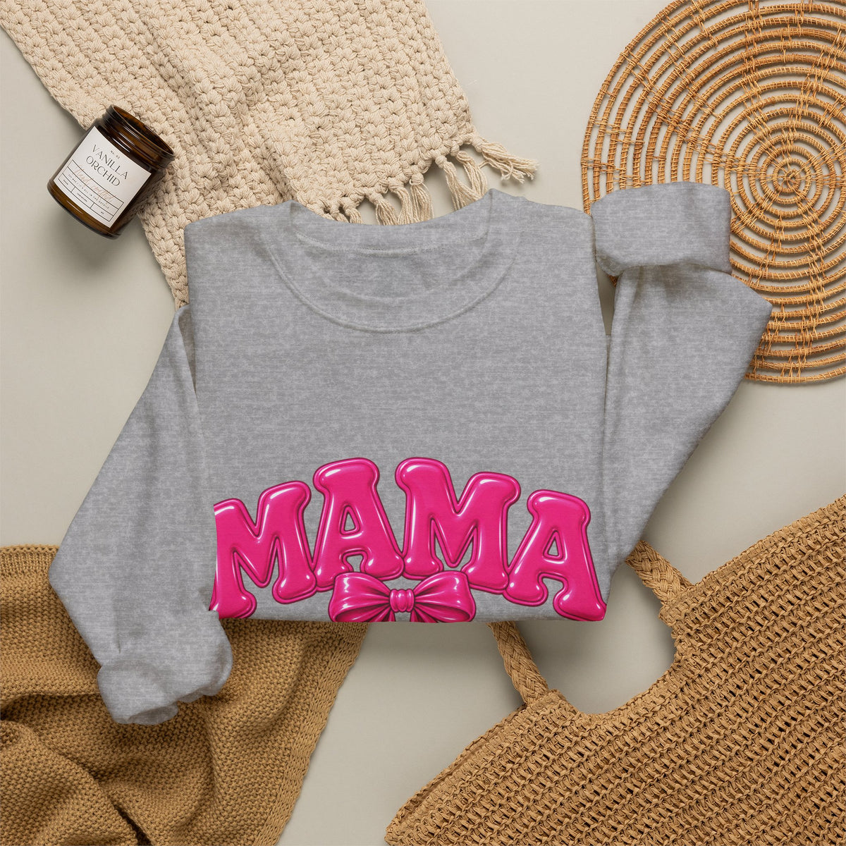 Millie and Co. Floral Logo Sweatshirt — Women's Vintage-Inspired Crewneck